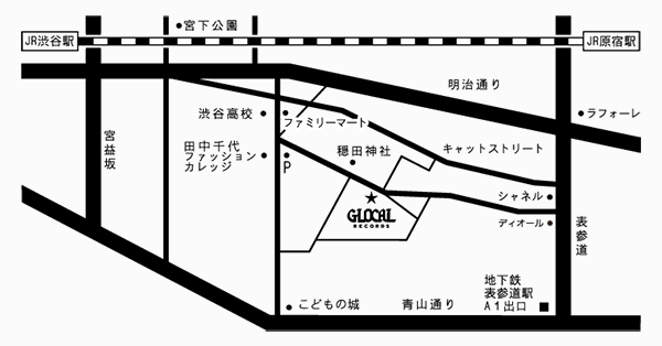glocal records map